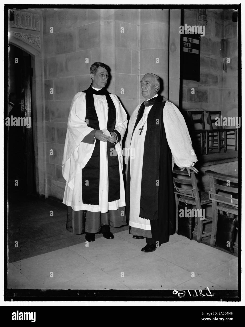 Very Rev. Noble C. Powell & Bishop James Freeman Stock Photo - Alamy