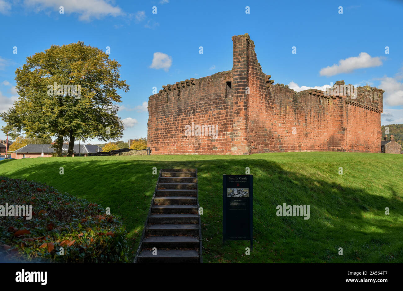 Penrith Castle Cumbria UK Stock Photo Alamy