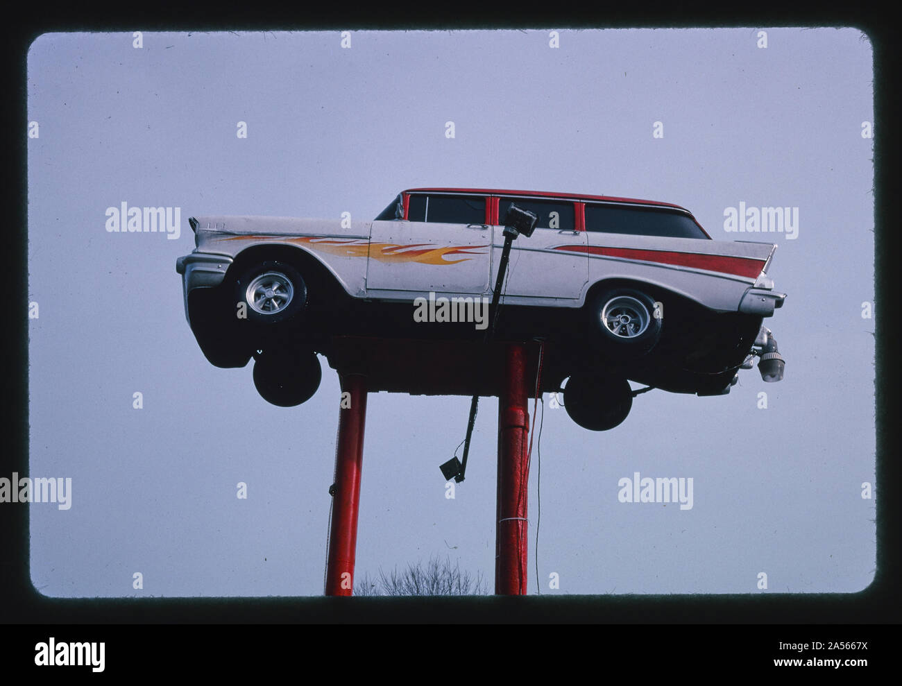 Vic's Hardware Lumber car sign, Alexandria, Indiana Stock Photo Alamy