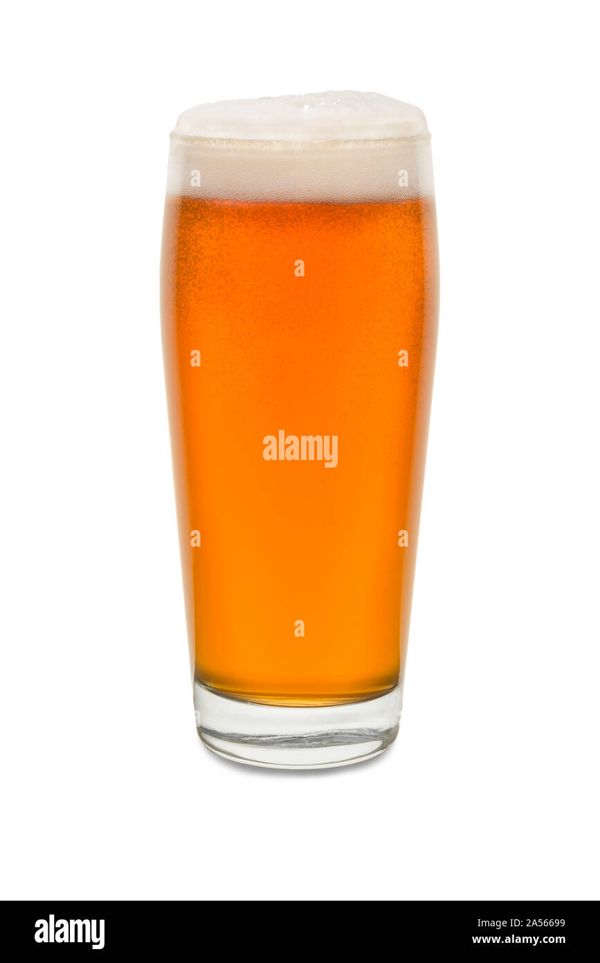 Craft Pub Glass with Beer #4. Stock Photo
