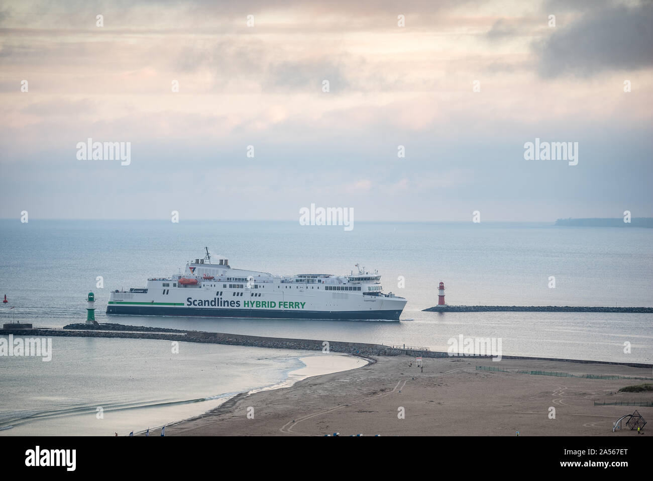 Rostock, Germany 18 October 2019 Impressions Warnemuende 18.10.