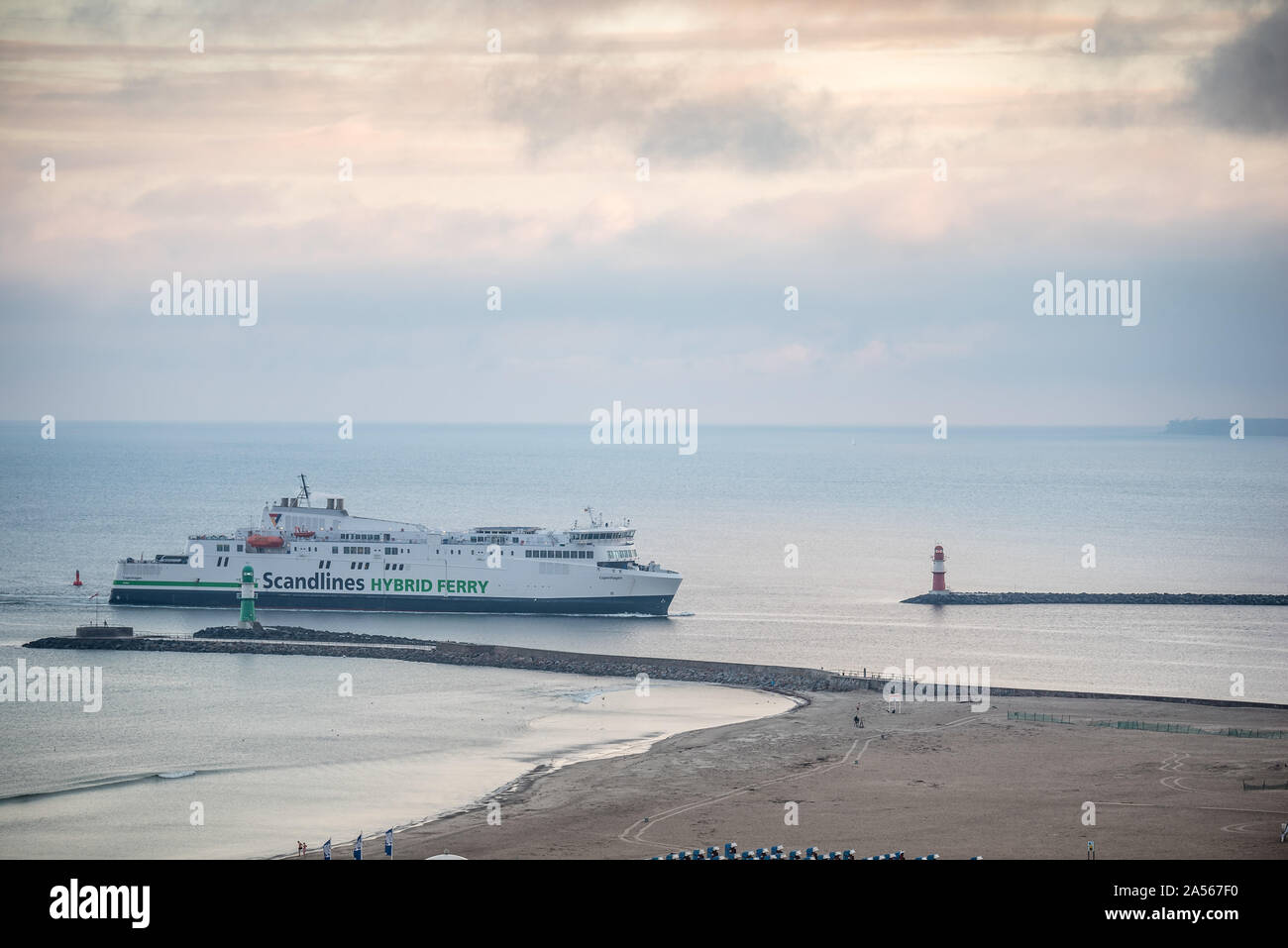 Rostock, Germany 18 October 2019 Impressions Warnemuende 18.10.