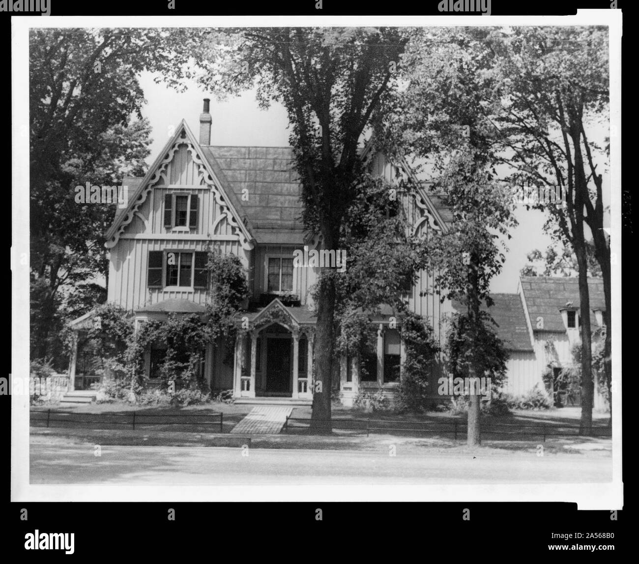 Victorian house, Brunswick, Maine Stock Photo