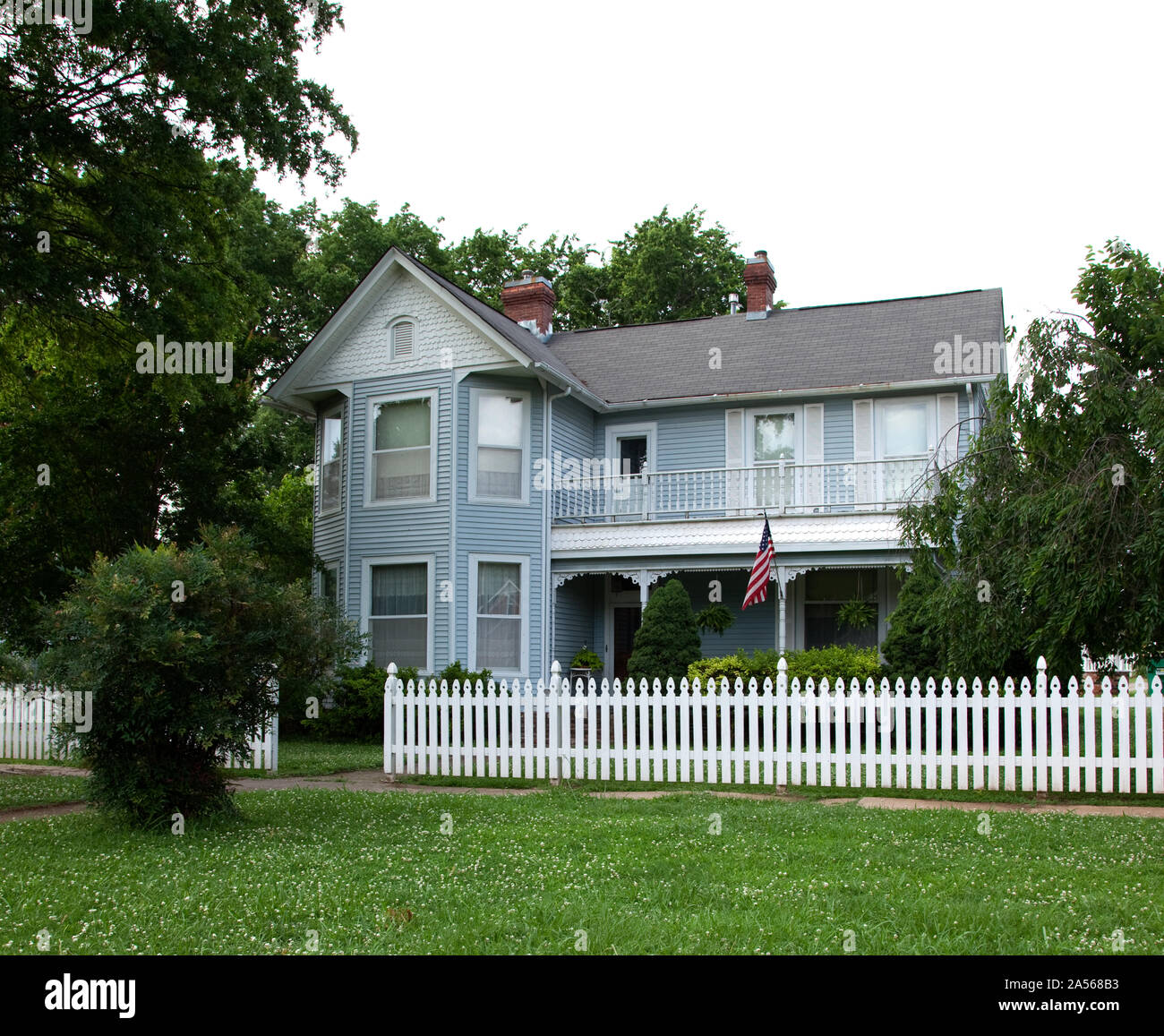 Victorian house (Schmidt House), built around 1900 in Tuscumbia, Alabama Stock Photo