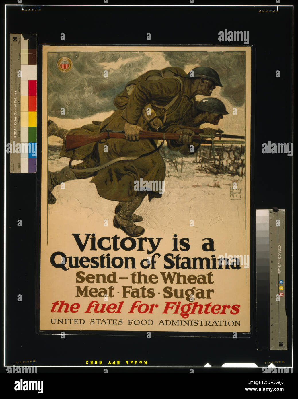 Victory is a question of staminaSend the wheat, meat, fats, sugar