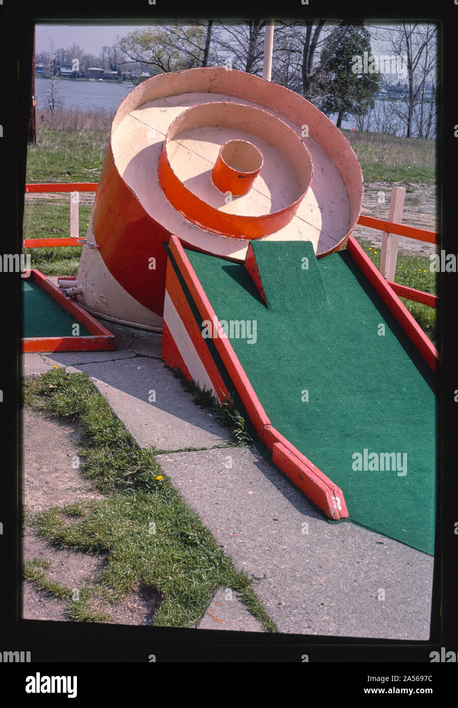 View 8, PuttPutt Golf Course, Drayton Plains, Michigan Stock Photo Alamy