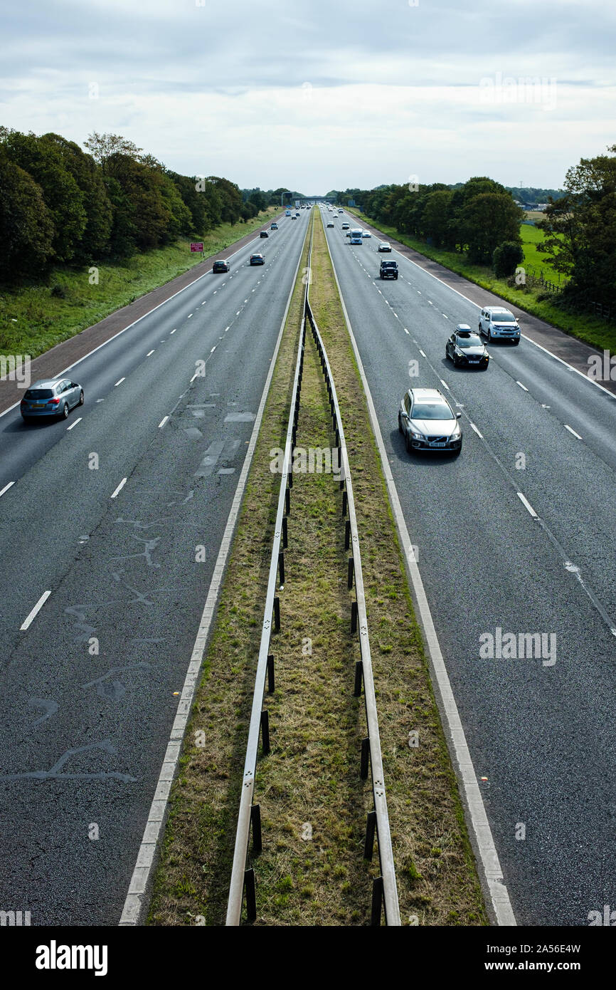 M6 motorway route hi-res stock photography and images - Alamy