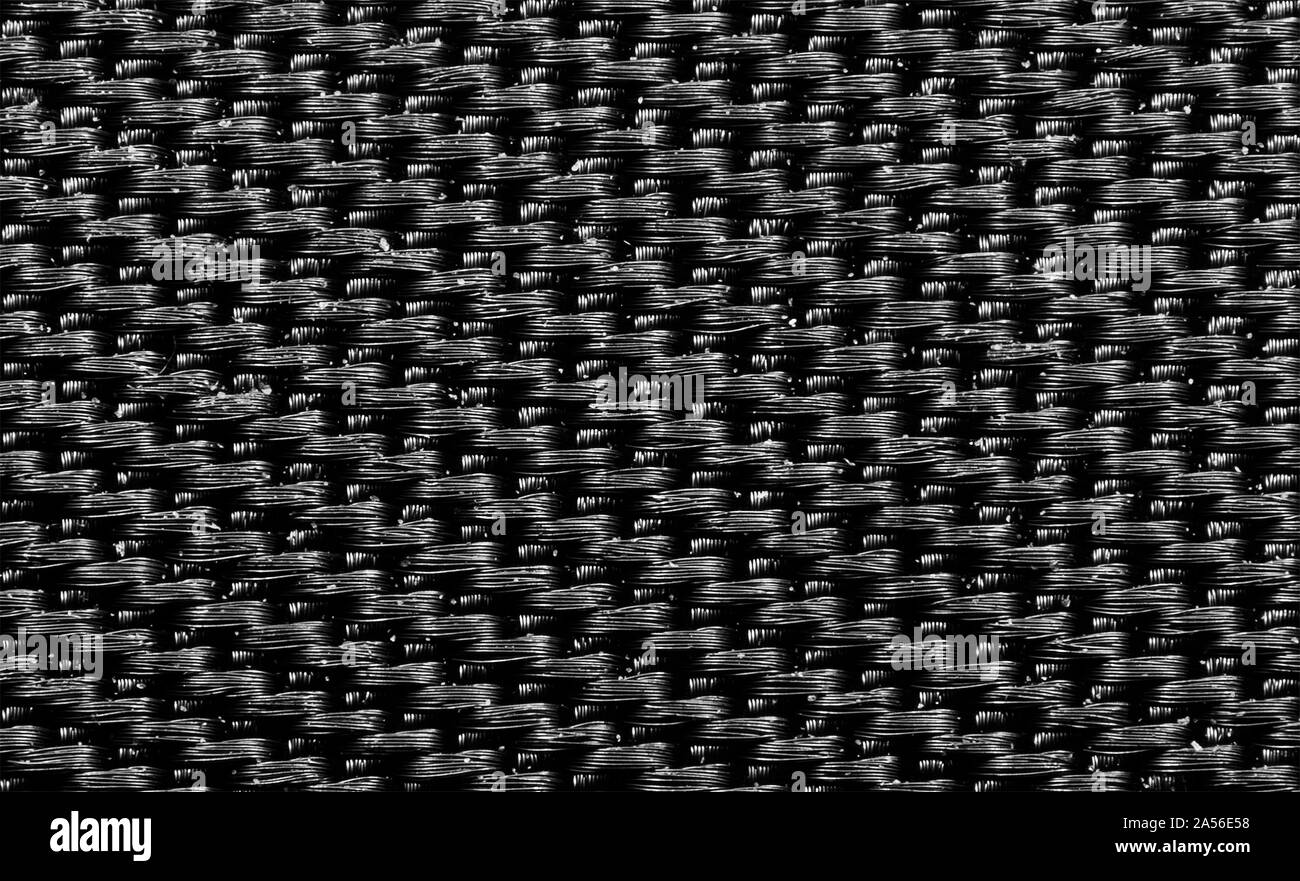 Macro Photography of Black Nylon Texture for Background Stock Photo - Alamy