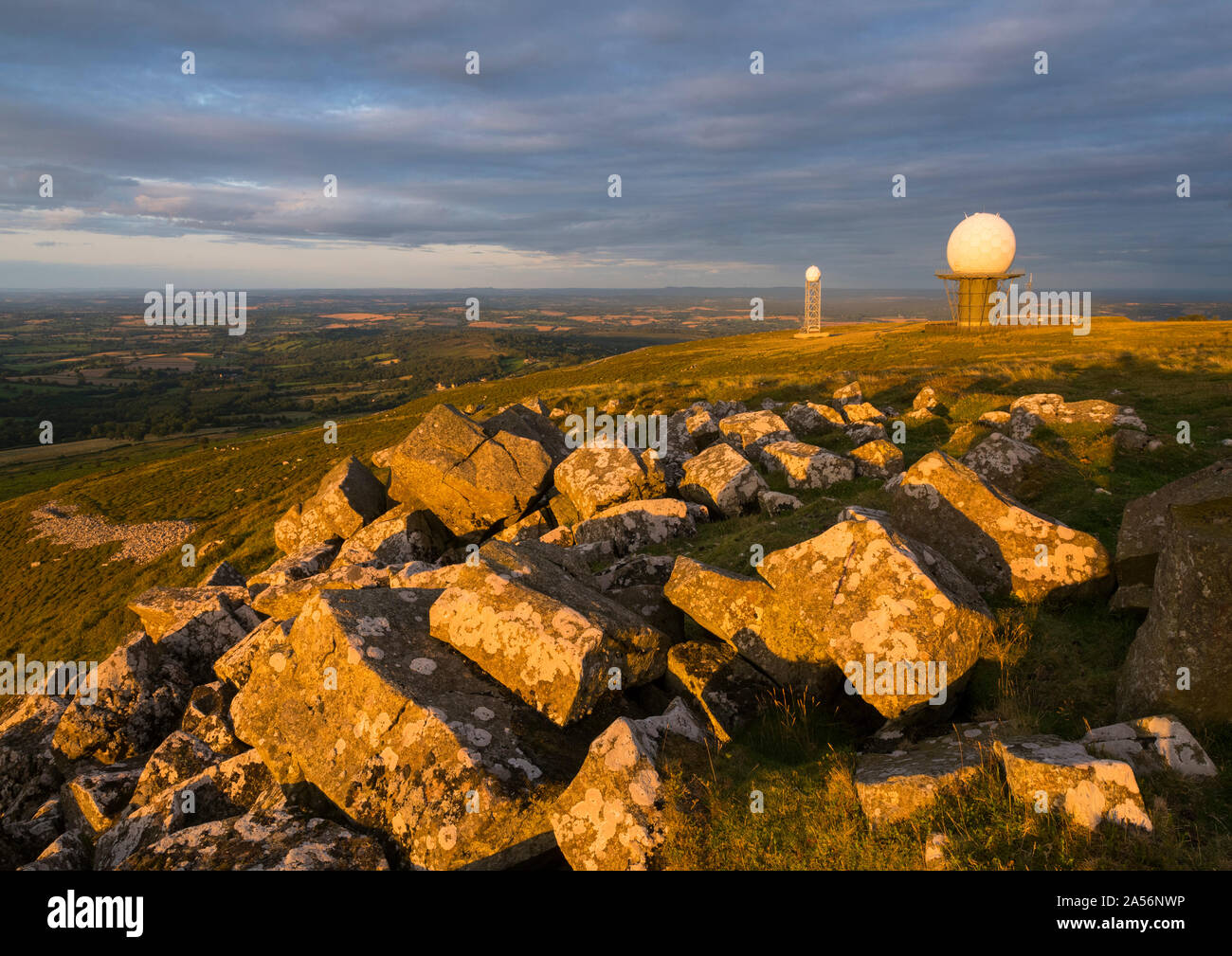 Ludlow titterstone clee hill shropshire hires stock photography and
