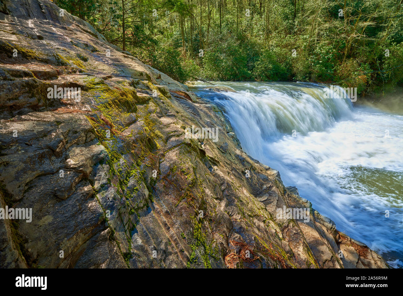 Hooker Falls Stock Photo