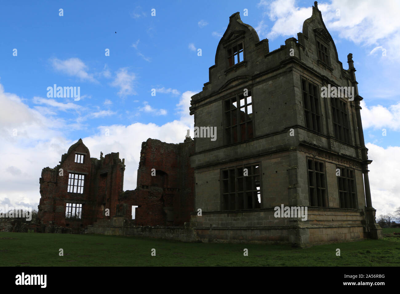 ruin castle, shrewsburry 2018 Stock Photo
