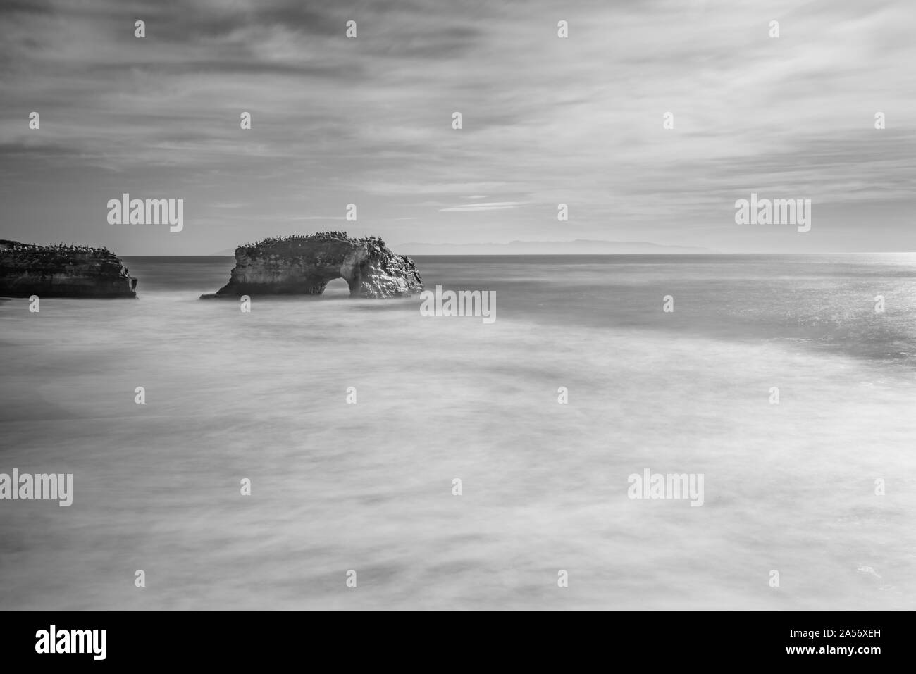 Natural Bridges State Beach #3. Stock Photo