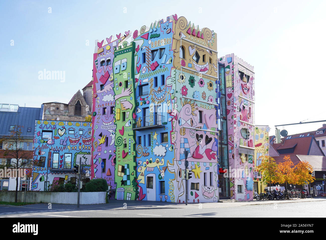 Happy Rizzi House in Brunswick or Braunschweig Germany Stock Photo