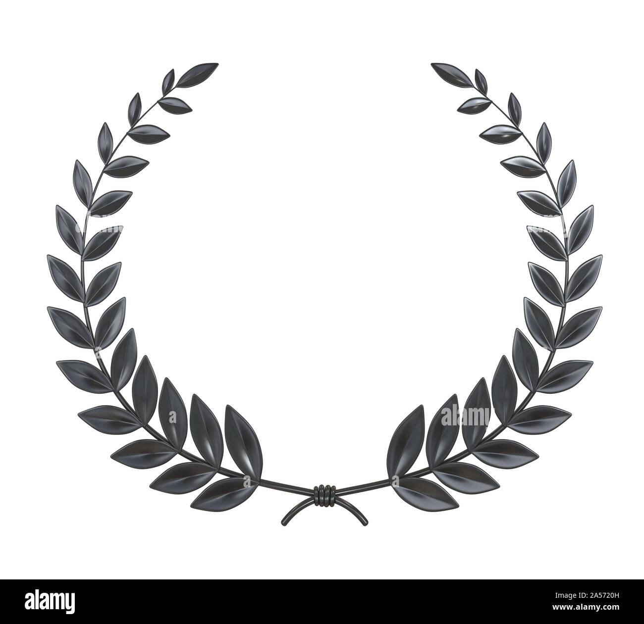 Laurel Wreath Isolated Stock Photo - Alamy