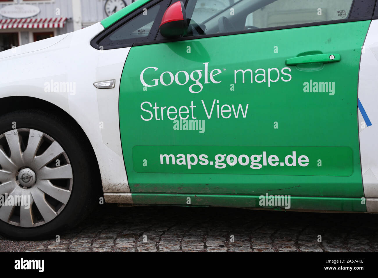 Camera car from Google maps, street view.Photo Jeppe Gustafsson Stock Photo