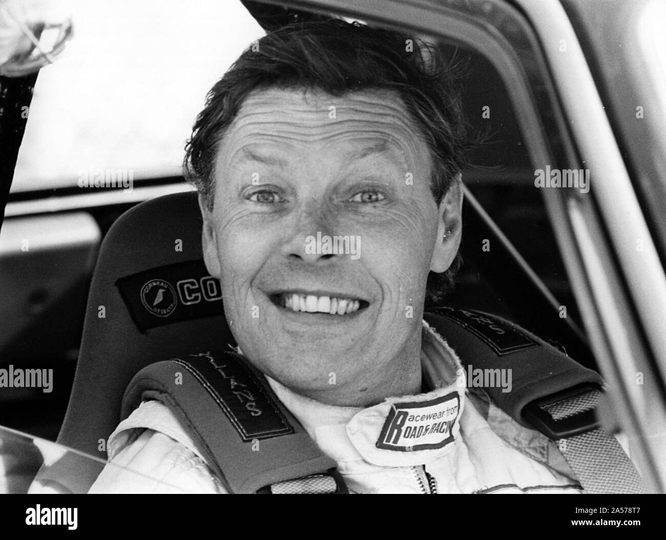 Barrie "Whizzo Williams" racing driver. Stock Photo