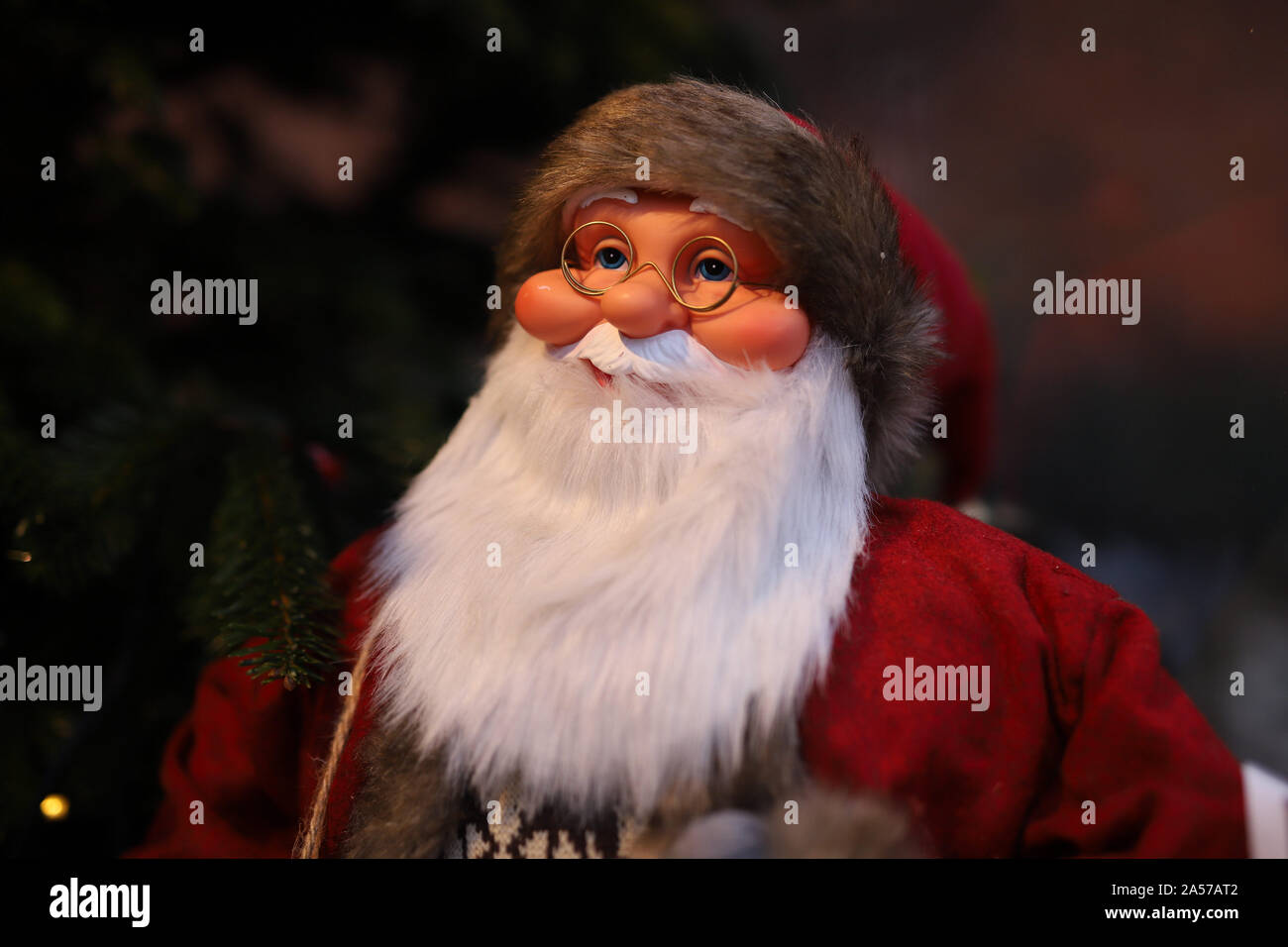 Santa claus stands with gifts hi-res stock photography and images - Alamy