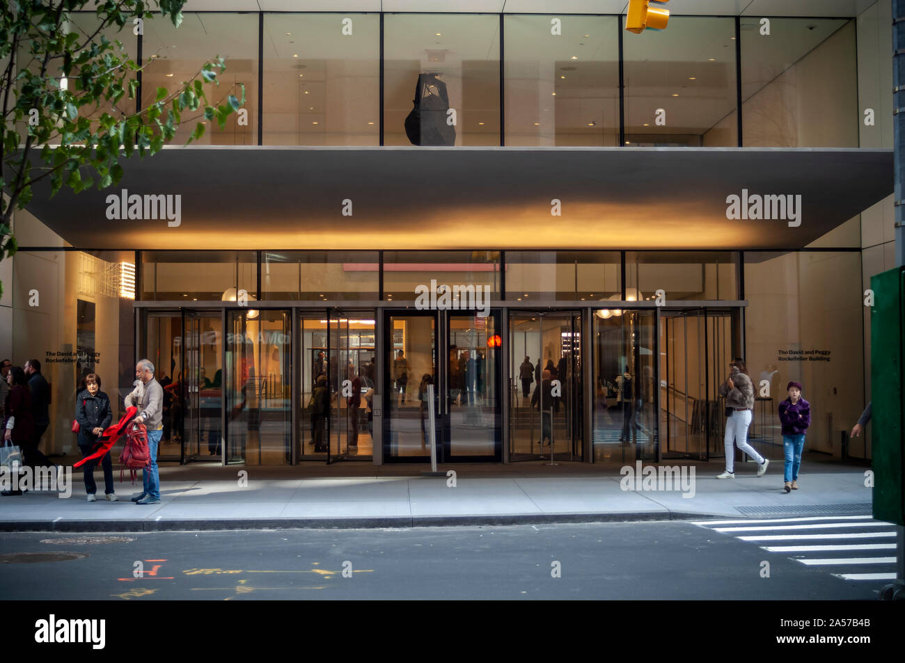 In advance of newly renovated the Museum of Modern Art opening in New ...