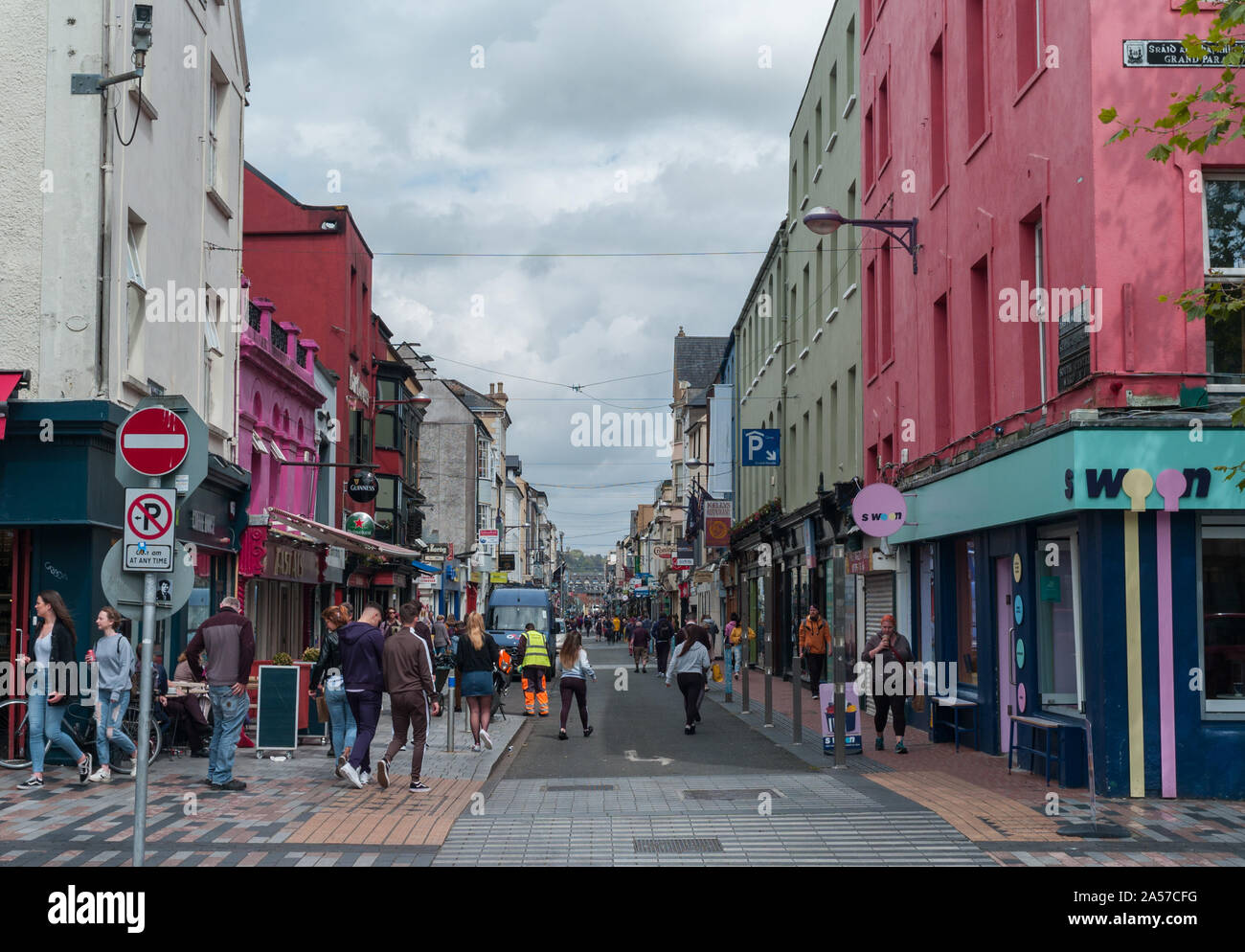 Cork City, Ireland 18th June, 2019 Oliver Plunkett Street in Cork city centre, Oliver