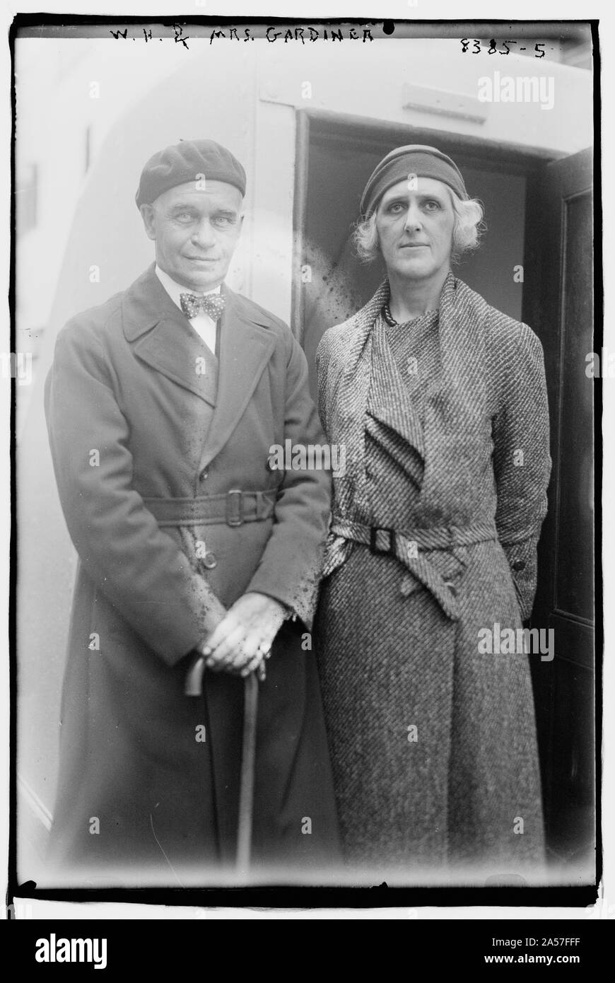 W.H. Gardiner & wife Stock Photo Alamy
