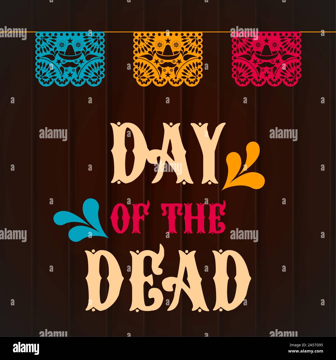 Day of the dead poster - Vector illustration Stock Vector Image &amp; Art ...