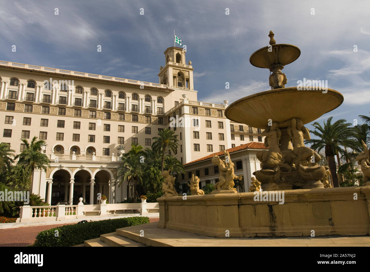 Facade of a hotel, Breakers Hotel, Palm Beach, Florida, USA Stock Photo