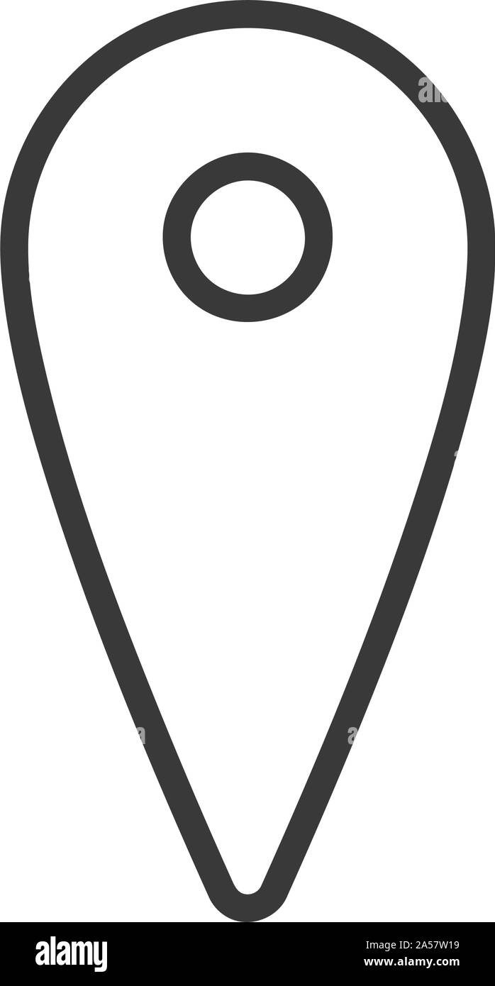 Location marker icon in simple vector style Stock Vector Image & Art Alamy