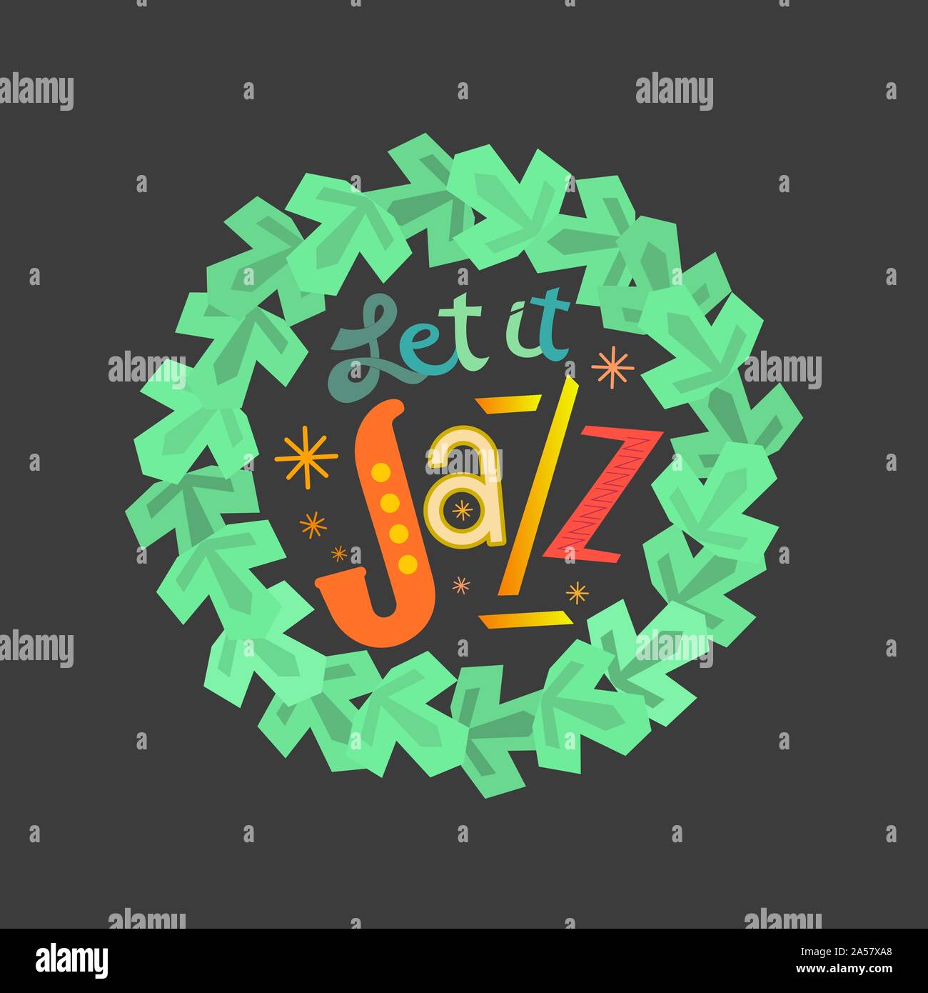 Fancy winter holiday poster Stock Vector