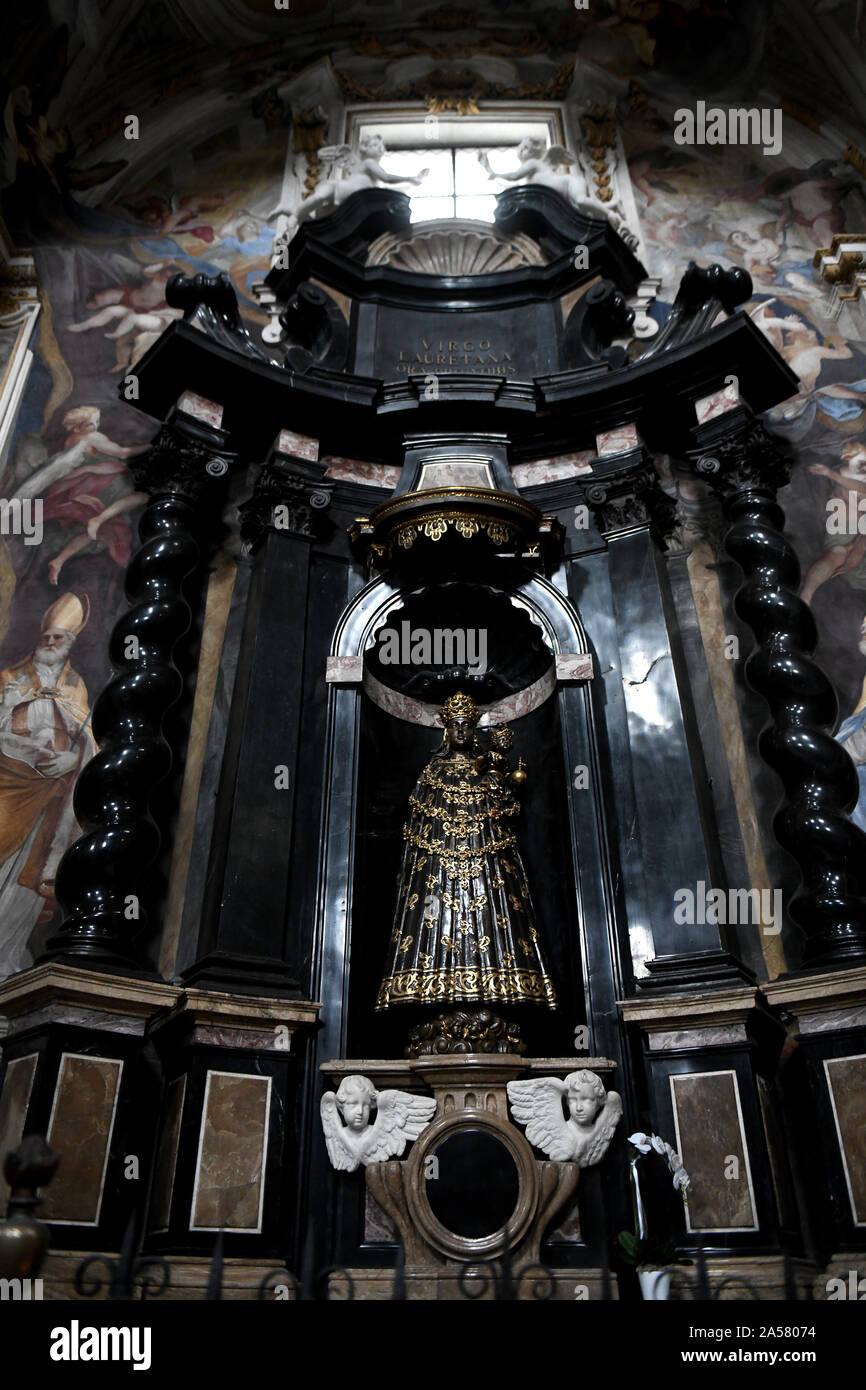 Novara, Italy Basilica di San Gaudenzio, cappella della Madonna di Loreto Stock Photo