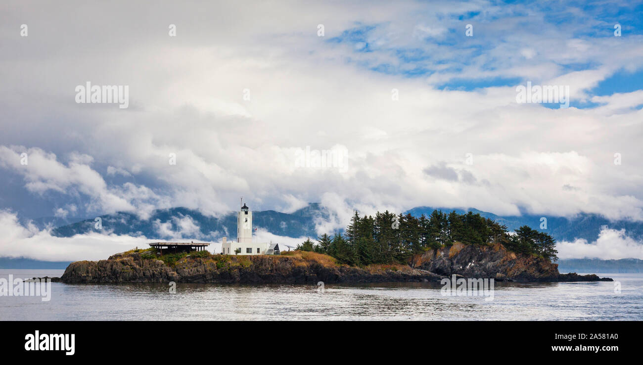 Scenic view of island, Alaska, USA Stock Photo