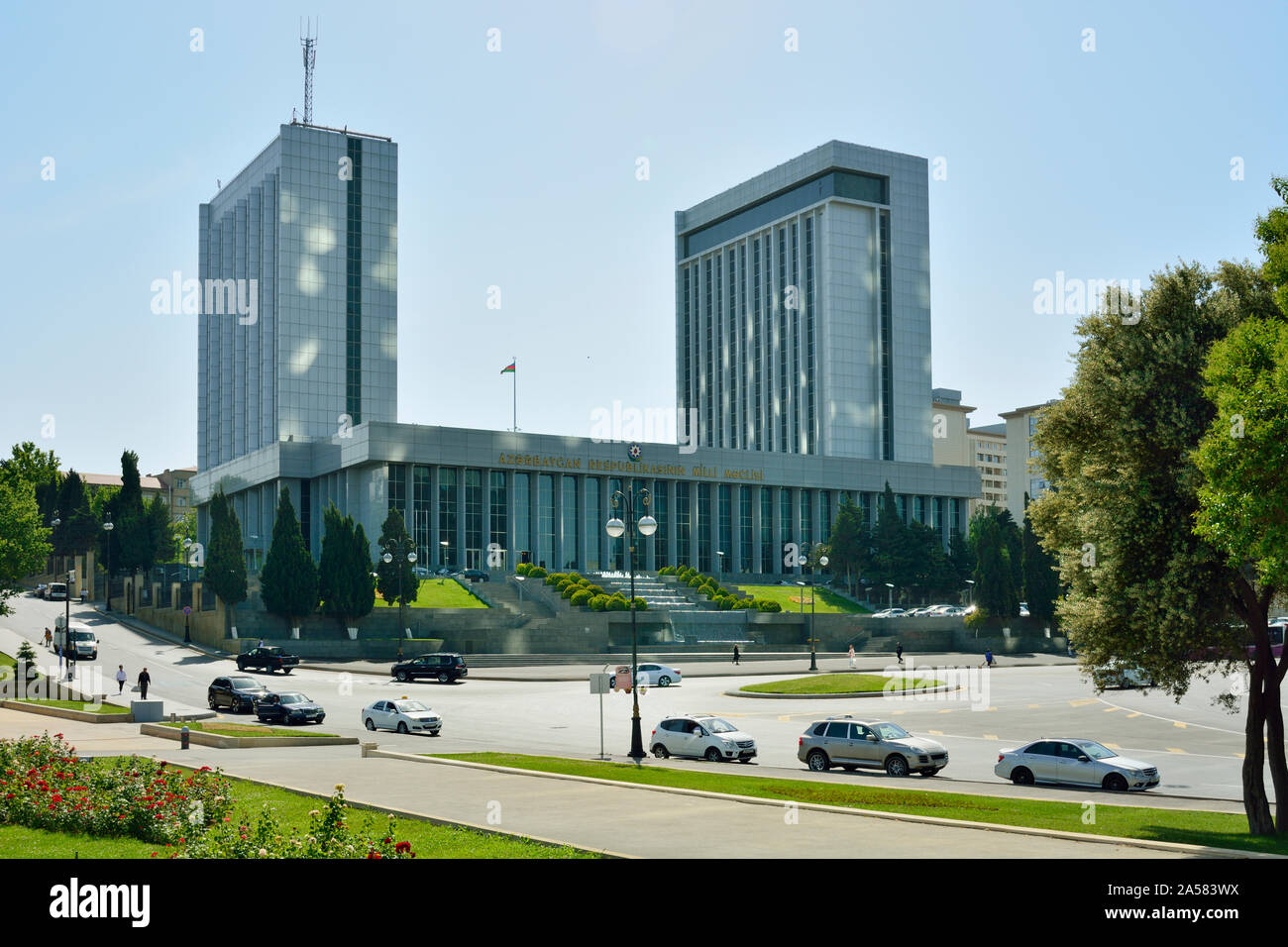 National Assembly of Azerbaijan, Baku Stock Photo