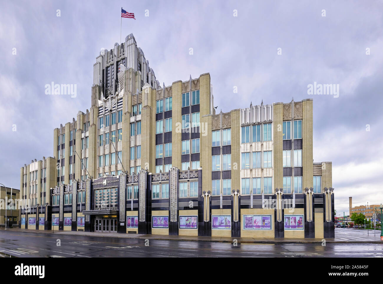 Niagara Mohawk Building. Syracuse, New York State, USA Stock Photo