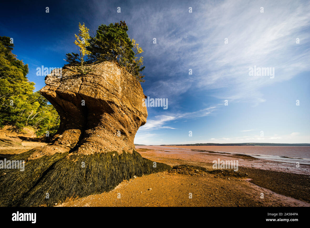 Hopewell Rocks Hopewell Cape, New Brunswick, CA Stock Photo Alamy