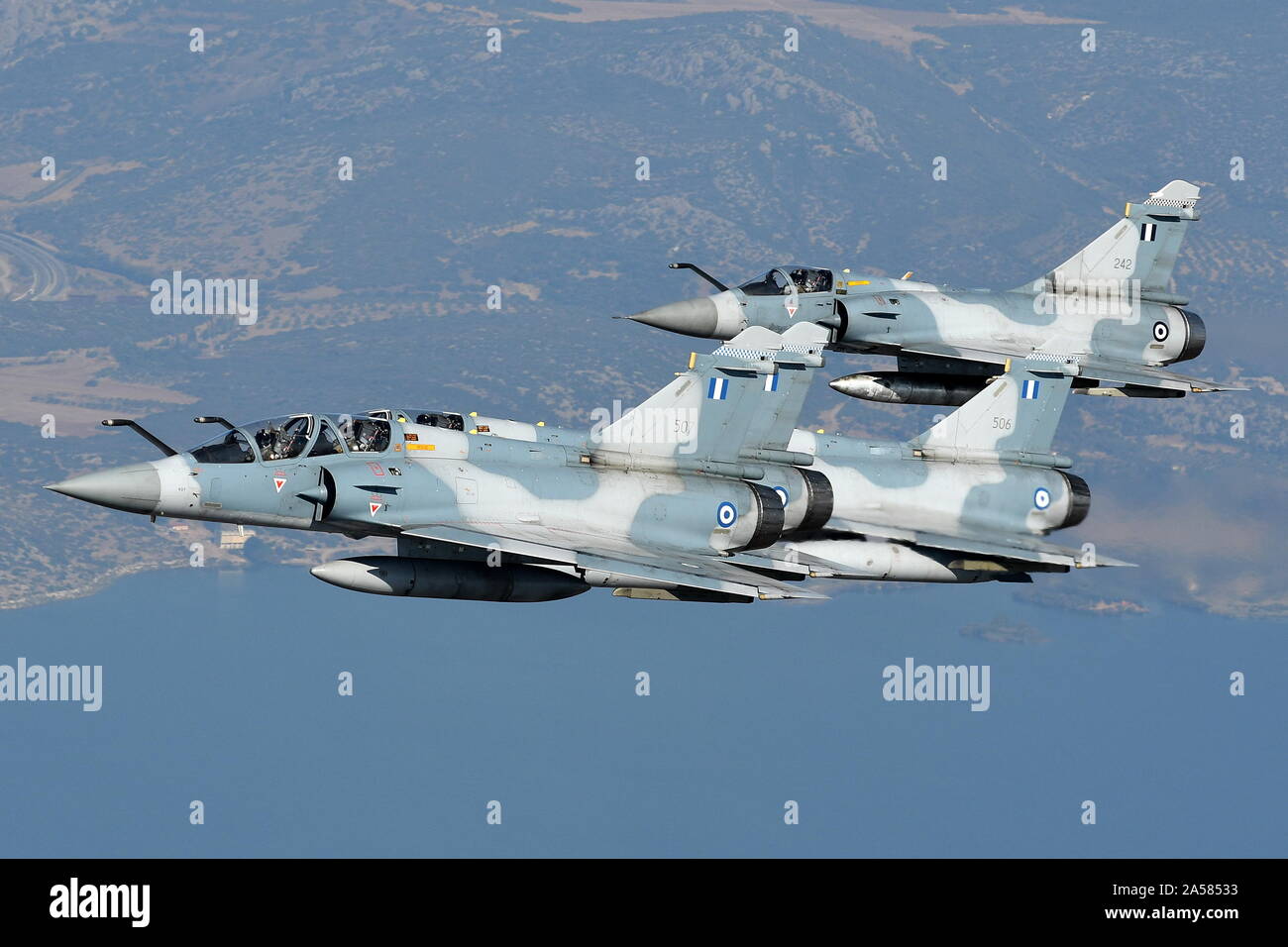 GREEK AIR FORCE MIRAGE 2000 AIRCRAFT OF 114 WING Stock Photo - Alamy