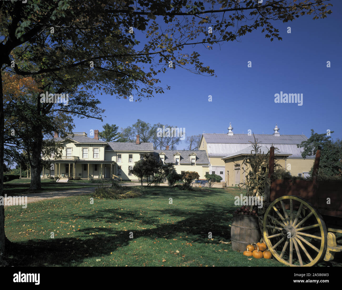 WashburnNorlands Living History Center in Livermore, Maine Stock Photo
