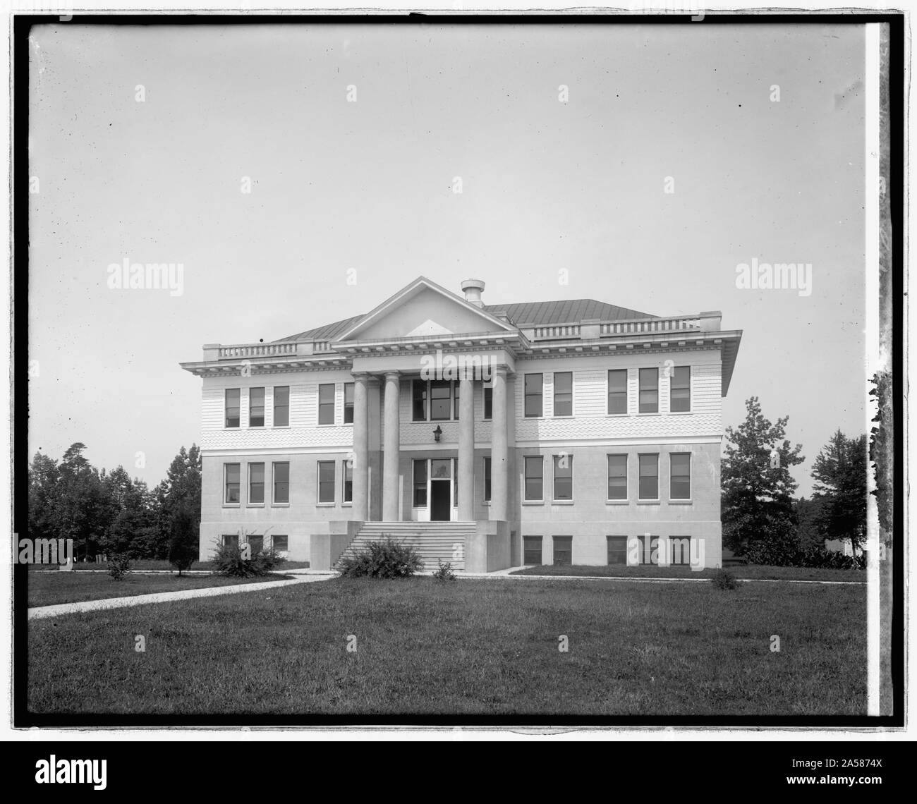 Washington College, [Takoma Park, D.C.], front view Stock Photo - Alamy