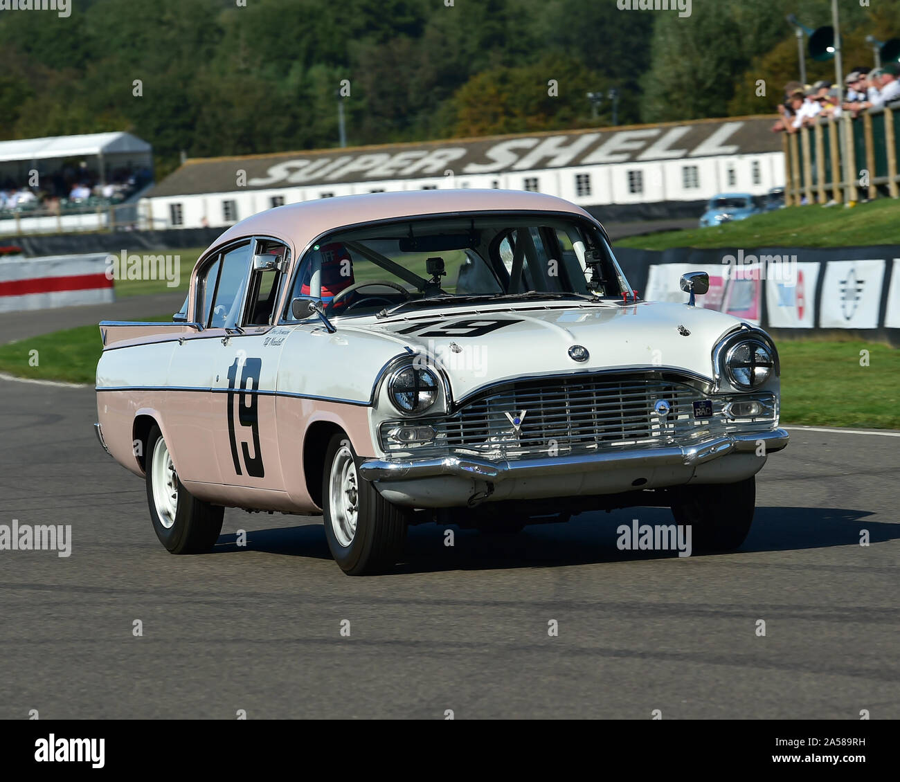 Tiff Needell, Chris Snowdon, Vauxhall PA Cresta, St Marys Trophy, production saloon cars, 1960 to 1966, Goodwood Revival 2019, September 2019, automob Stock Photo