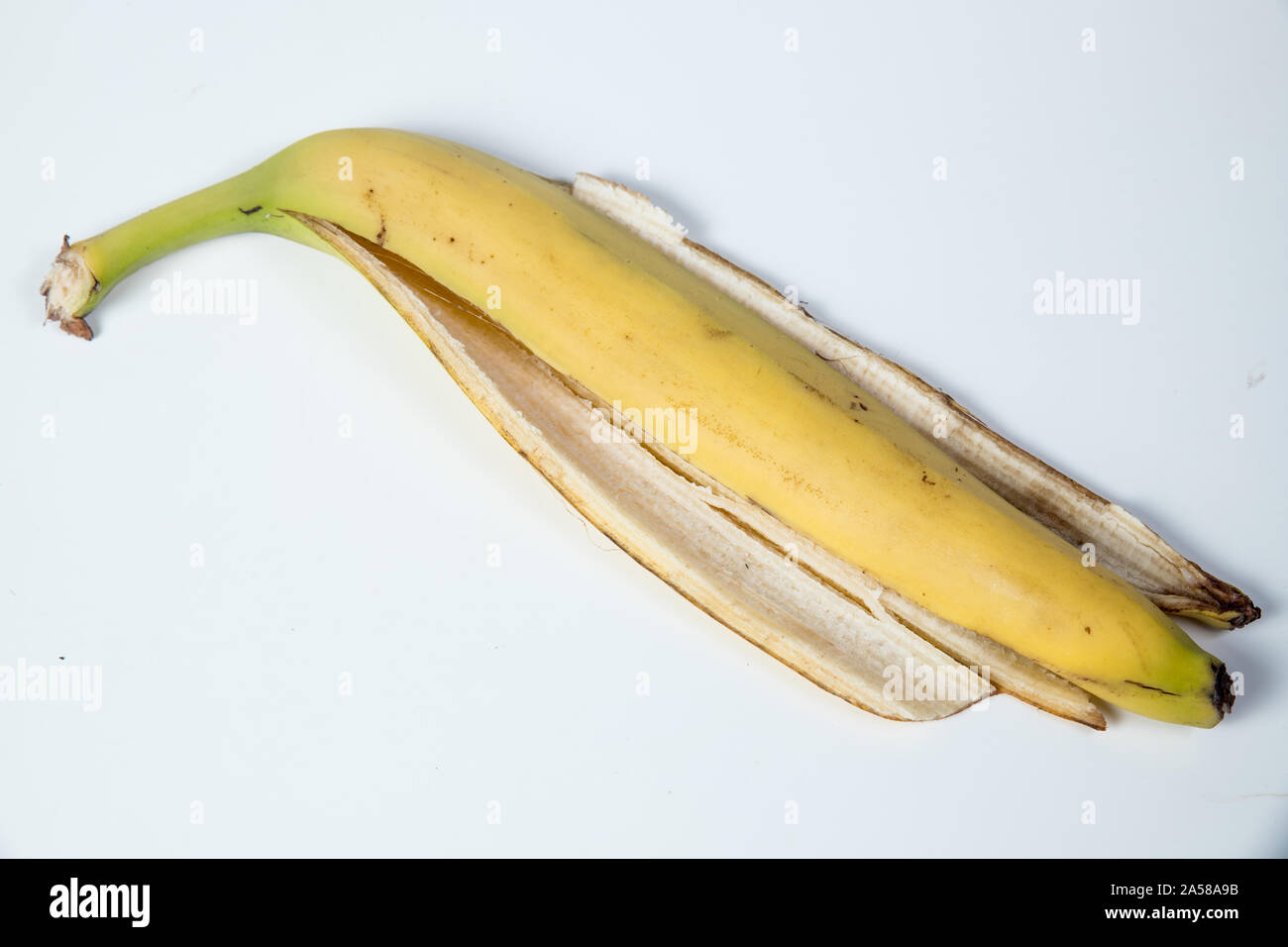 Bananas Skin isolated on white background. banana, peel Stock Photo Alamy