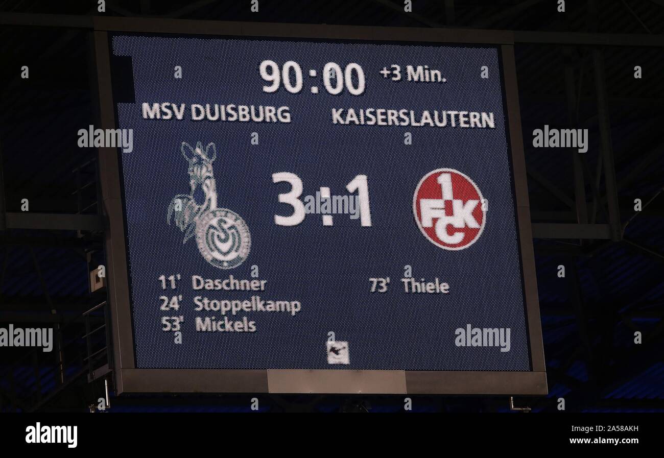Duisburg Deutschland 18th Oct 2019 Firo 18 10 2019 Football
