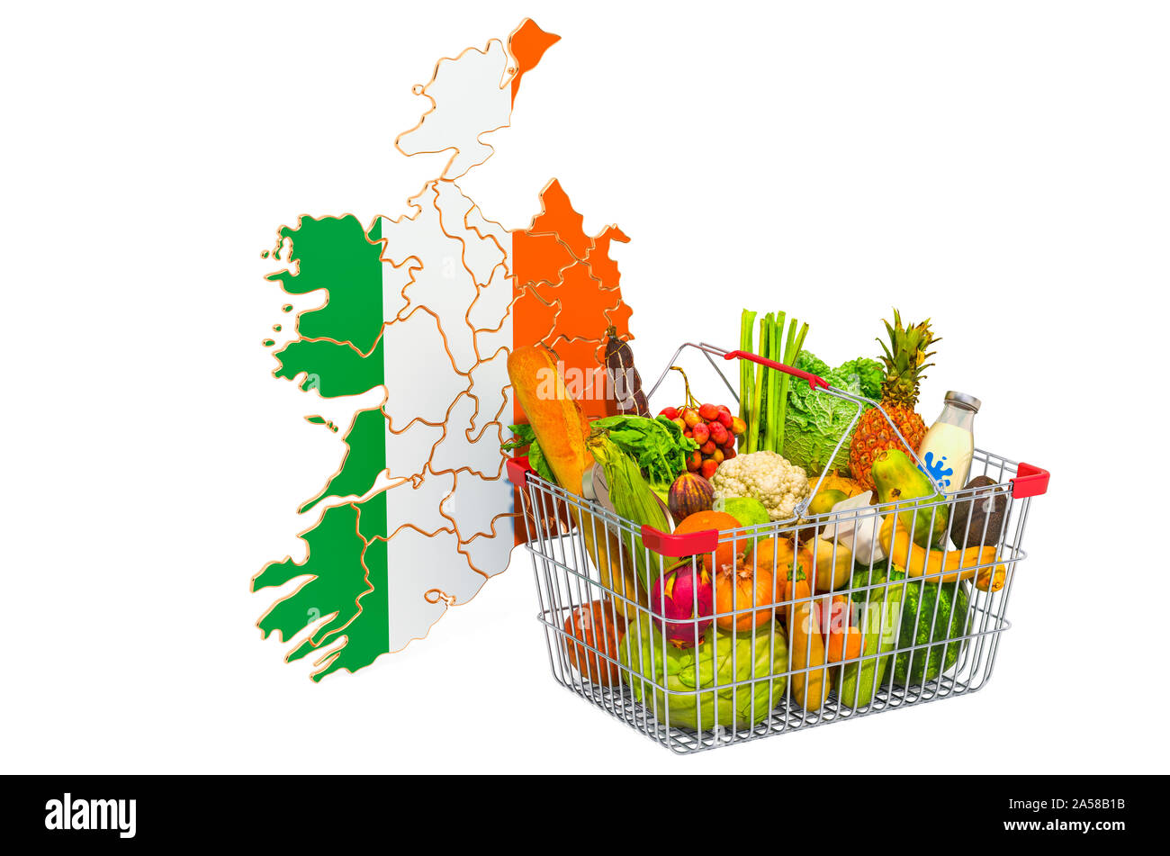 Irish and shopping basket hires stock photography and images Alamy