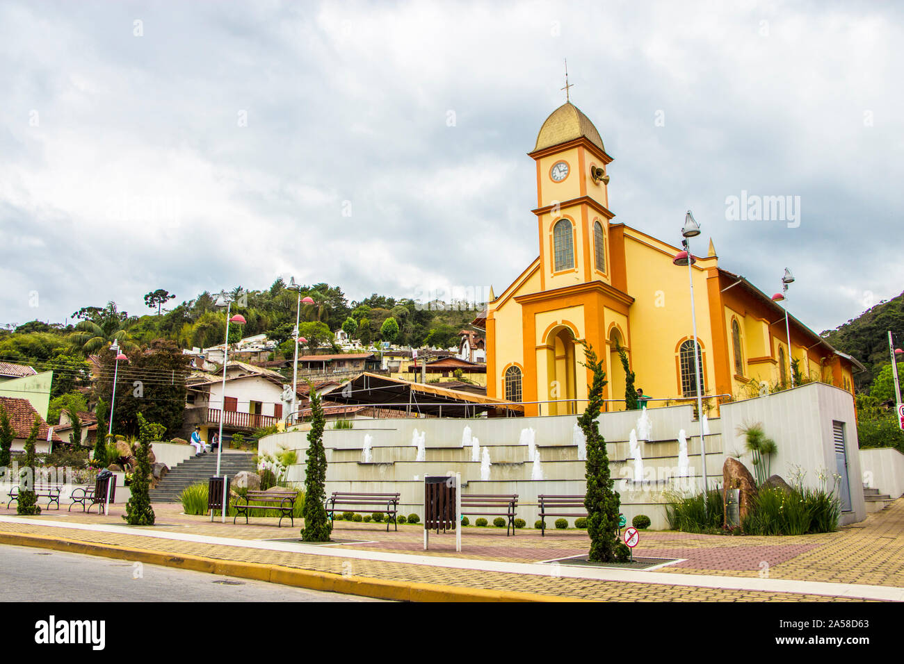 Mother Church, Santo Antônio do Pinhal, São Paulo, Brazil Stock Photo ...