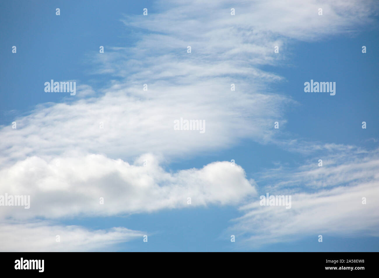 Wolkenformation am Himmel Stock Photo