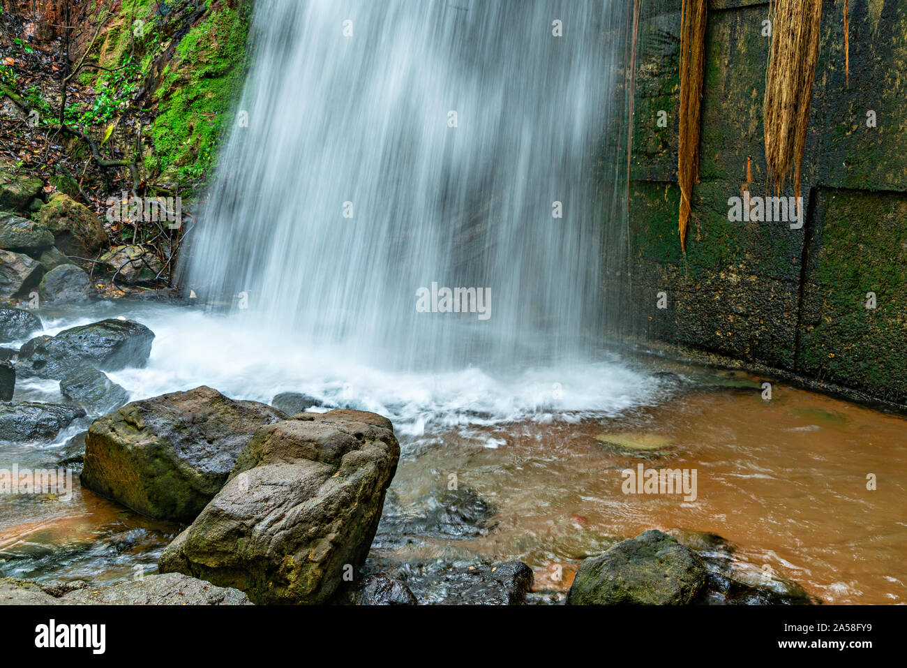 Salgadeira Waterfall Stock Photo