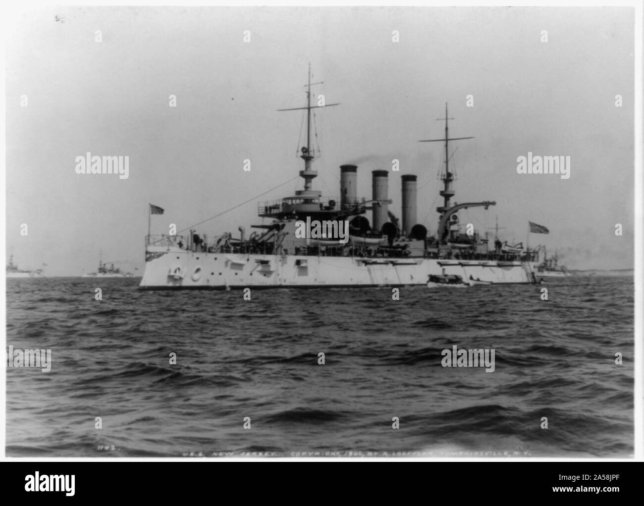 U.S.S. New Jersey Stock Photo Alamy