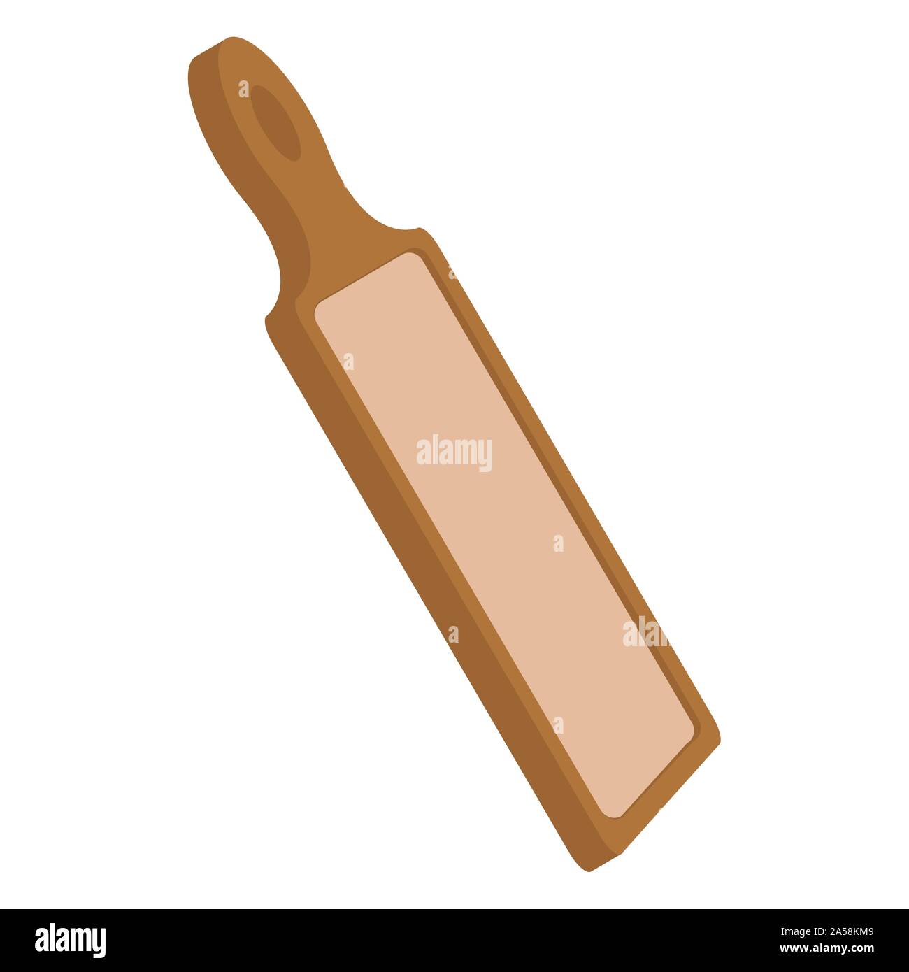 Wooden cutting board over a white background - Vector Stock Vector ...