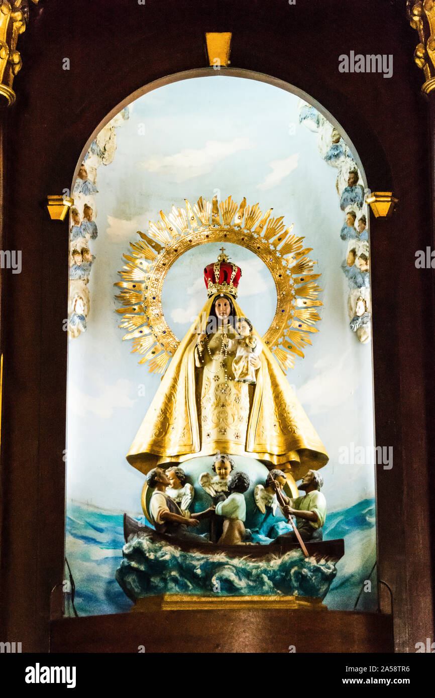 A religious artifact of a saint; Camaguey, Cuba Stock Photo