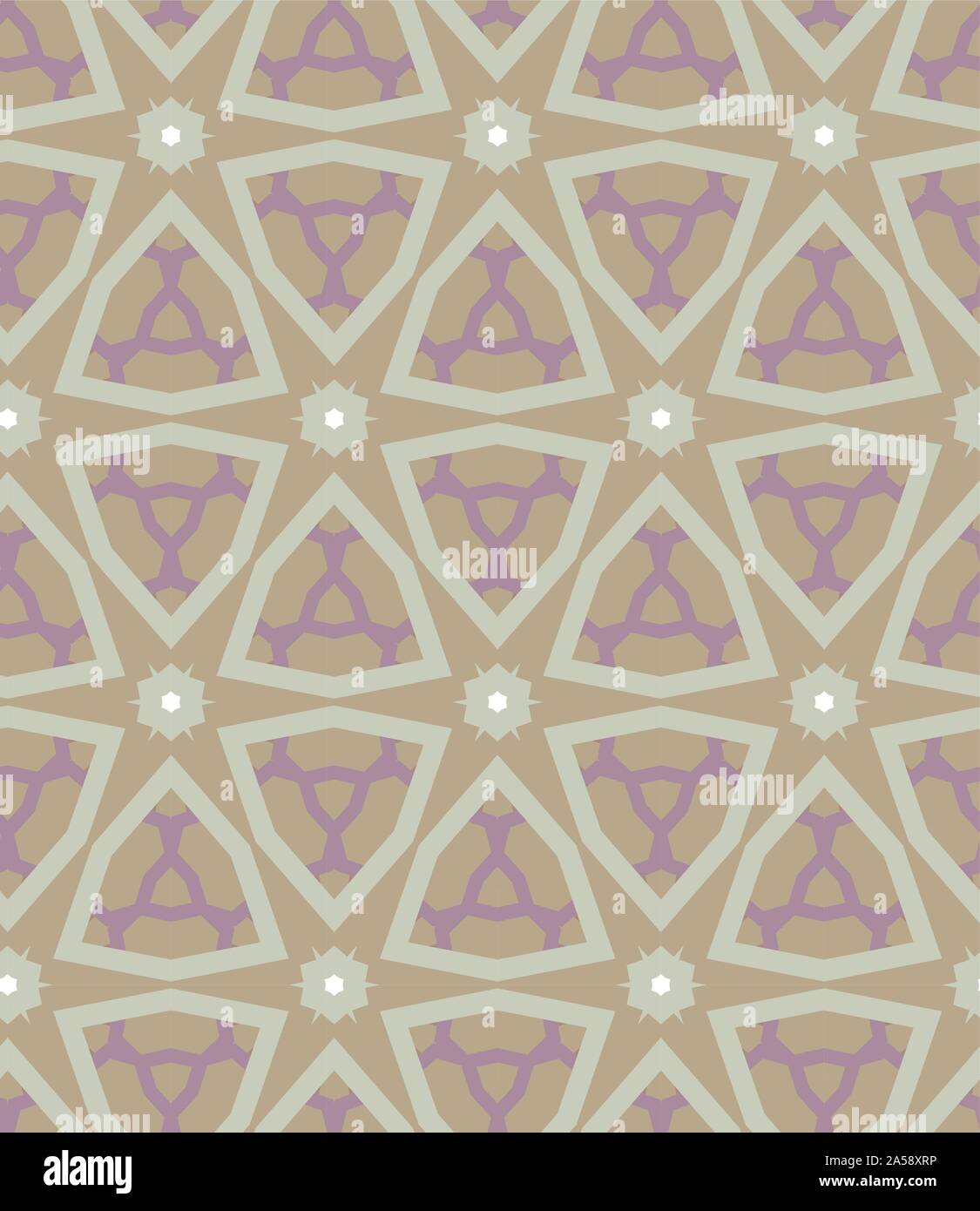 Seamless vector pattern in geometric ornamental style Stock Vector ...