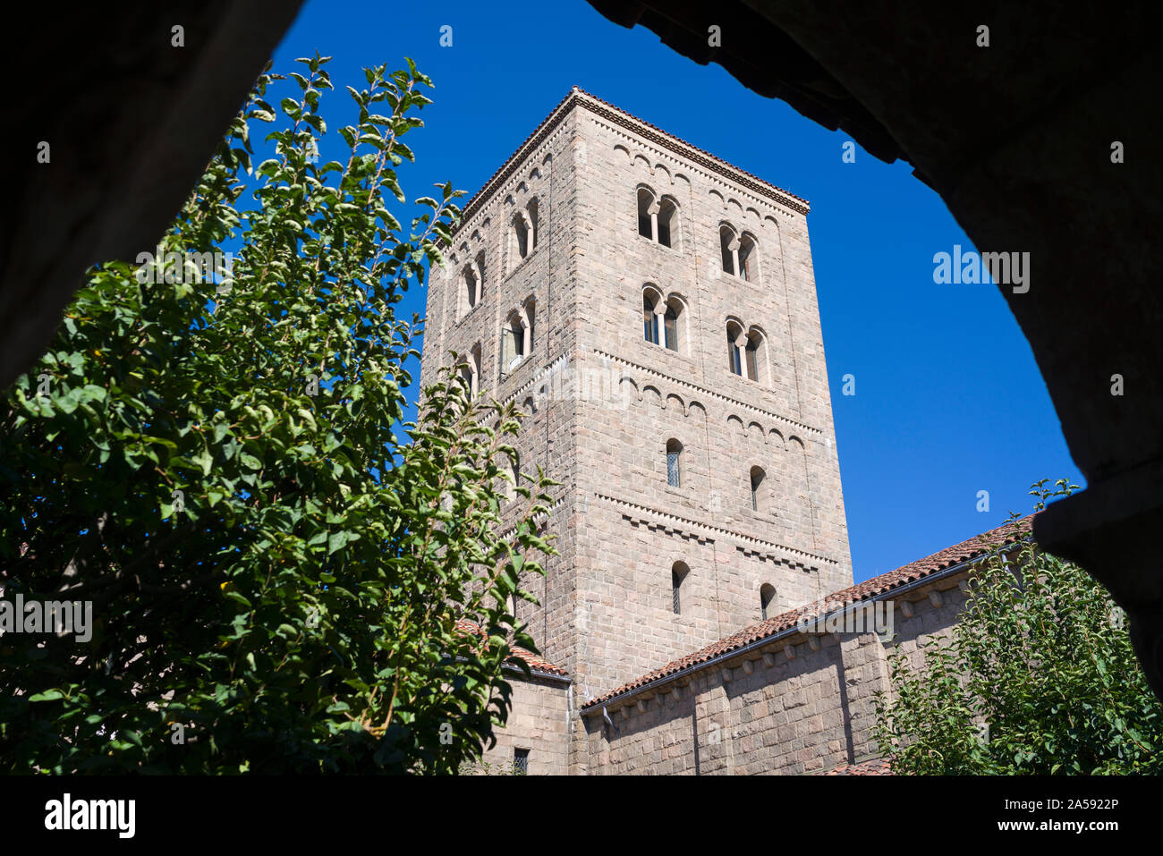 The Cloisters in Tryon Park, Washington Heights, Manhattan, New York CIty, a part of Metropolitant Museum of Art Stock Photo