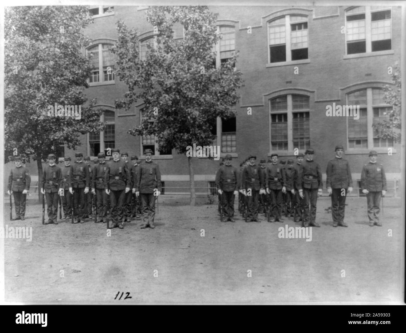 Uniformed cadets, Central High School Stock Photo Alamy