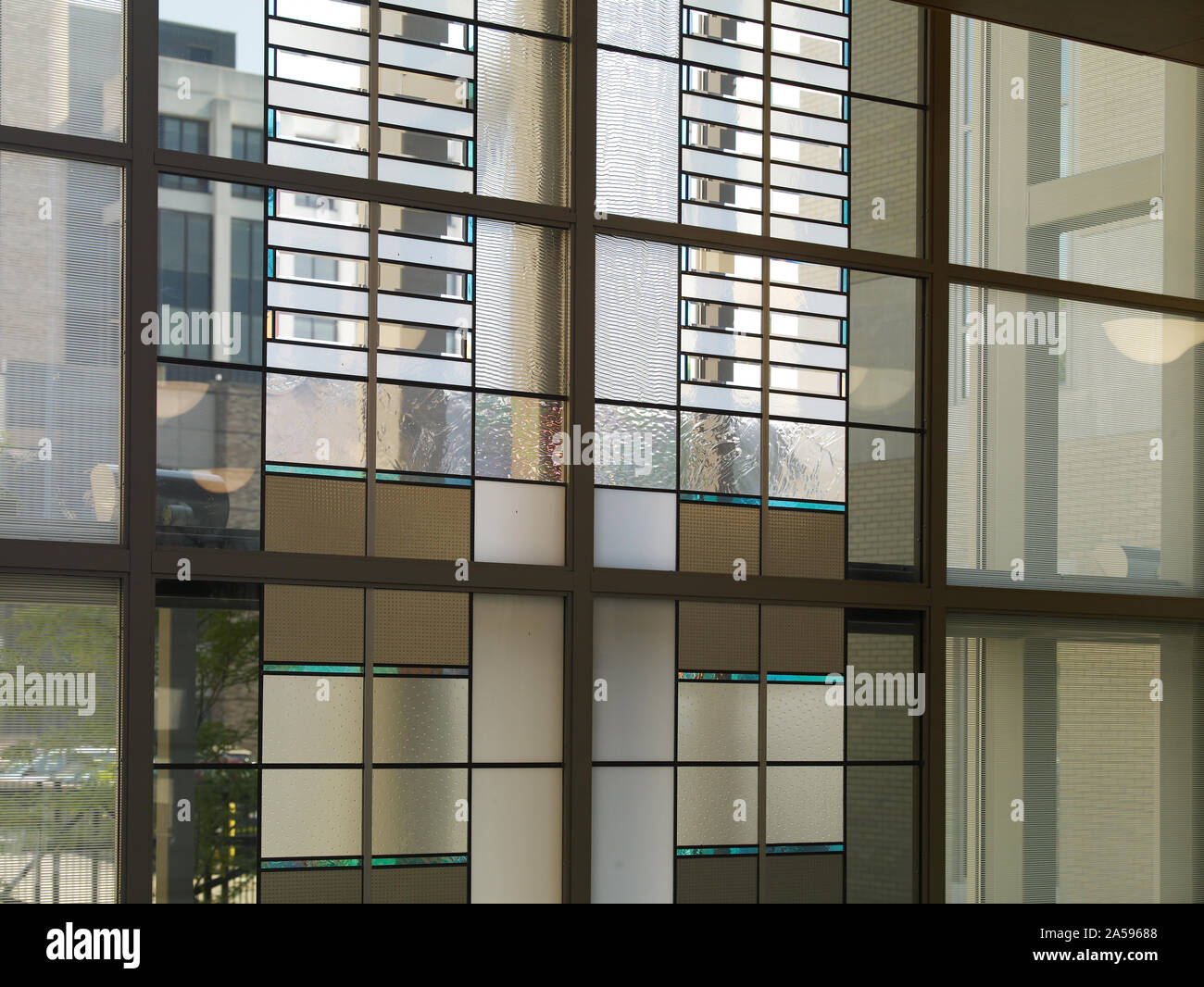 Untitled glass windows at Federal Building and U.S. Courthouse, Erie
